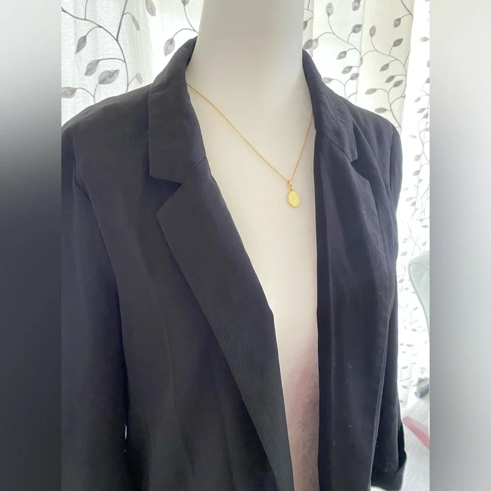 Warehouse Black Women’s Blazer Size 6/Small - Picture 3 of 7